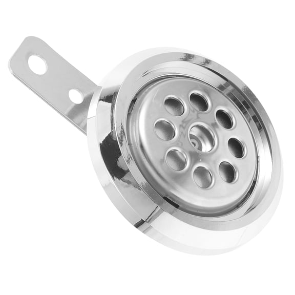WHAMVOX 12V Voltage Motorcycle Horn Silver 1Set 4.7x3.4x3.4in For Electric Vehicles