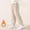 Beige, variant on Kids Fleece Lined Jogger Pants 1-12Y, Solid Color Elastic Waist Corduroy Trousers, Boys Girls Warm Winter Casual Jogging Long Pants Pink 1-2 Years