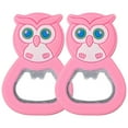 thumbnail image 2 of Ludlz 2Pcs Bottle Opener Cartoon Animal Creative Shape One-key Open Plastic Cute Cat Can Opener with Fridge Magnet Decor Party Accessories, 2 of 8