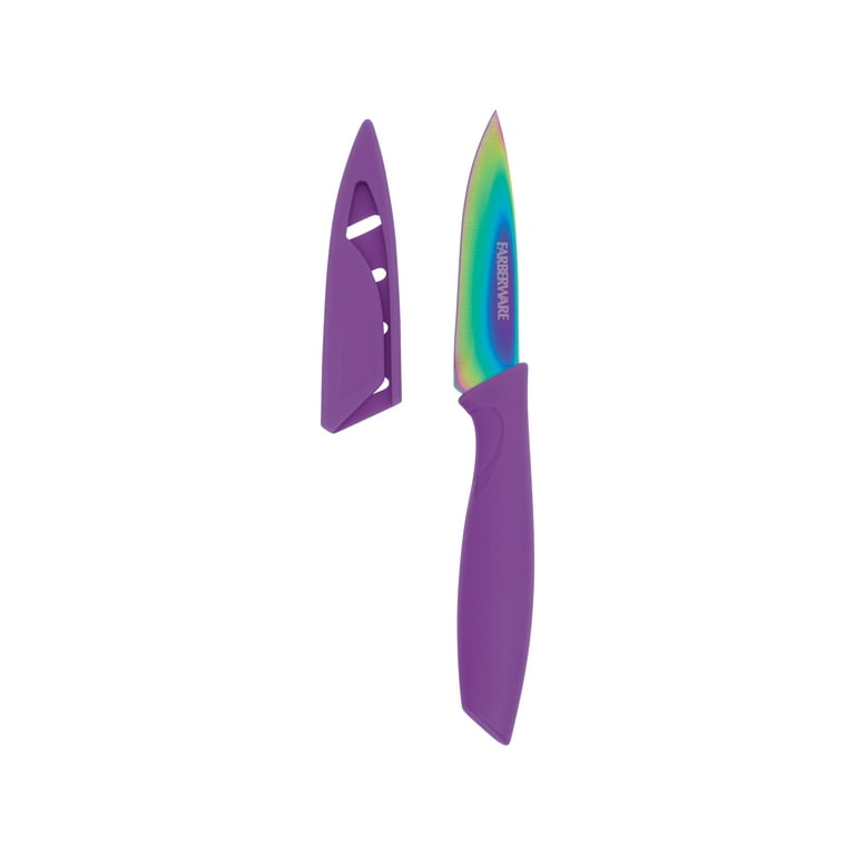 Rainbow Titanium Knife Set, Non Stick Thick and  