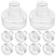 thumbnail image 4 of 10 Uds tapón de vino tapón de vidrio sellado tapón de vidrio botella tapa de vidrio para botellas de cerveza de vino, 4 of 7