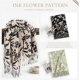 thumbnail image 3 of Bufanda de invierno NQ con estampado de flores de tinta y borlas suave y cálido, 3 of 4