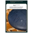 thumbnail image 4 of 6-Inch 8-Tone Sound Rain Drum Outdoor Rain Drum Percussion Instrument Yoga Meditation Exclusive, 4 of 5
