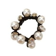 thumbnail image 7 of Yesbay 5 Pcs Hair Tie Korean Style Shining Rhinestone Faux Pearls Decor Braided Elastic Hair Rope Hair Accessories, 7 of 7