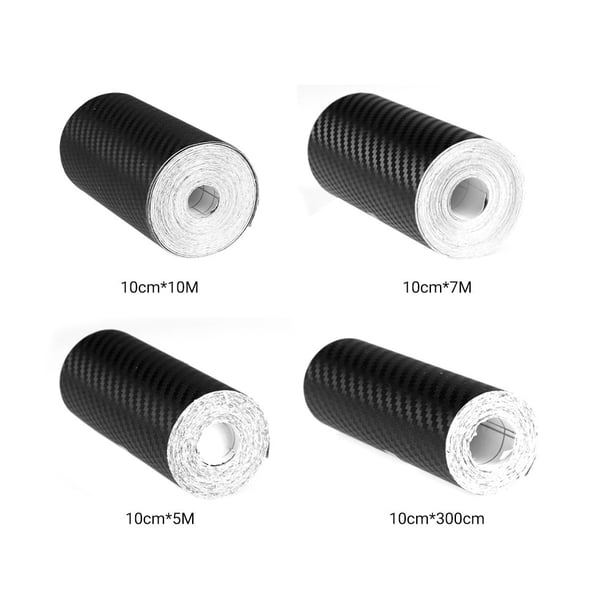 Nano Fibra De Carbono Pegatina Para Coche DIY Pasta Protector Tira Auto Puerta Sill Espejo Lateral Cinta Antiarañazos Película De Protección Impermeable huangjie unisex