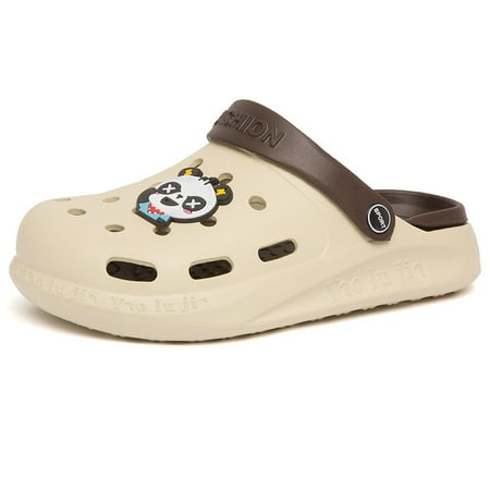 

Boys Girls Clogs With Cartoon Bear Charms Summer Comfortable Lightweight Hollow Out Sandals Beach Shoes For Toddler Children Kids