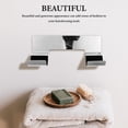 thumbnail image 4 of SHOWERORO Soporte Para Y Rizador De Cabello Montado En Pared Con Moderno Plata, 4 of 8