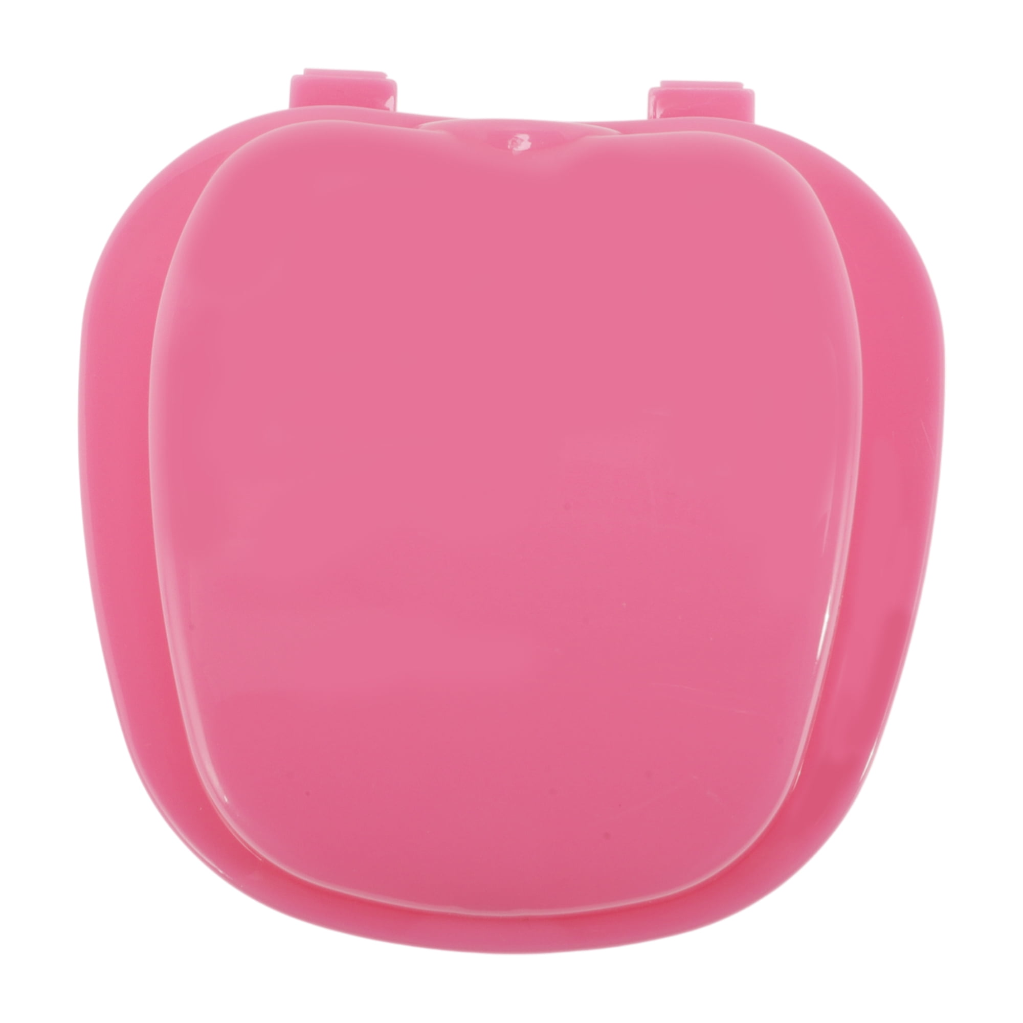 Unique Bargains Portable Braces Box with Strainer 1 Pc Pink