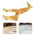 thumbnail image 3 of LOLIPPYY Metal Giraffe Figurine Sculpture - Miniature Animal Decoration for Desk, Shelf, Bedroom, Office, , Landscape, 3 of 7