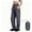 Dark Gray, variant on Womens Waterproof Hiking Pants Quick Dry Elastic Waist Breathable Zip Pockets Packable Outdoor M