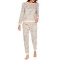 thumbnail image 2 of Sleep & Co. Women's & Women's Plus Plush Top and Pant Pajama Sleep Set, 2 of 4
