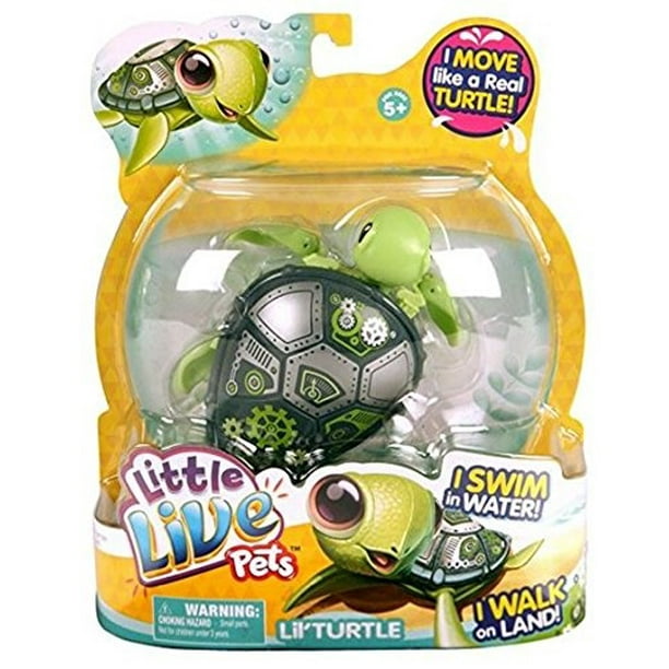 little live pets turtle green