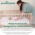 thumbnail image 7 of The Peanutshell Organic Cotton Baby Crib Sheets for Boys and Girls, White, 2 Pack, 7 of 7