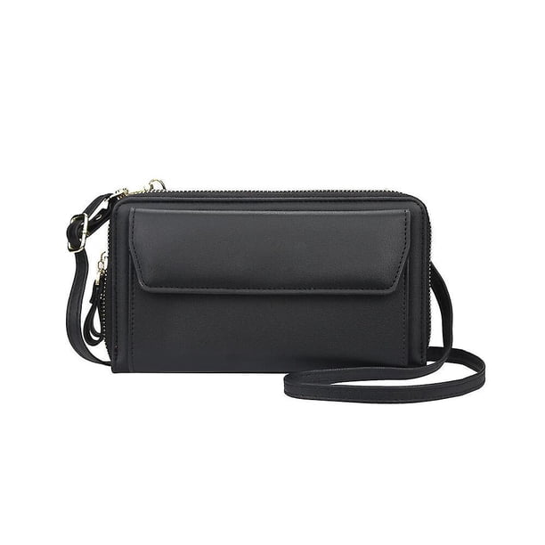 One Piece Bolso bandolera para teléfono celular negro Bolso para teléfono celular para mujer, 20 cm11 cm6 cm Bolso cruzado para teléfono celular colgante Monedero Monedero para teléfono celular Cov