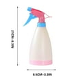 thumbnail image 3 of Luxcidy Empty Spray Bottles, 500 ML Refillable Bottle, Plastic Mist Sprayer, Water Spray Bottle, Watering Can, Adjusted Amount Water, for Hair, Plants, Cooking, BBQ, Cleaning, Gardening (White), 3 of 4
