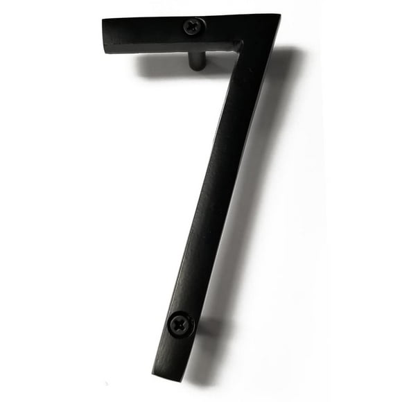 NACH 4 to 8 Inch Aluminum House Address Number Series - Stylish Floating Address Plaque for Home/Business Use - Modern Metal Numbers for Mailbox/Front Door - Maximum Rust Protection, Indoor/Outdoor