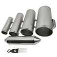 thumbnail image 3 of fastboy Silver Stainless Steel Percussion Guiro Instrument Anti-slip Widely Applicable Human Body type 3, 3 of 6
