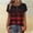 A449 Black, variant on Xdegoge T Shirt for Women Henley Neckline Short Sleeve Casual Romantic Style Regular Fit Two Tone Color Block Floral Graphic Splicing Print Lightweight Soft Summer Spring Tops