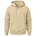 thumbnail image 6 of CFXNMZGR Women Hoodies Pullover Women's 2026 Spring Zip Up Y2K Hoodies Casual Long Sleeve Sweatshirts Fall Winter Track Jackets with Pockets (Beige,L), 6 of 6