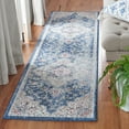 thumbnail image 2 of SAFAVIEH Phoenix Belinda Medallion Runner Rug, Ivory/Blue, 2'2" x 8', 2 of 8