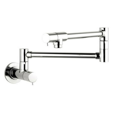 Hansgrohe Pot Filler Hansgrohe 04057860 Talis S Pot Filler Faucet Wall-Mounted with Metal Lever Handles, Various Colors ()