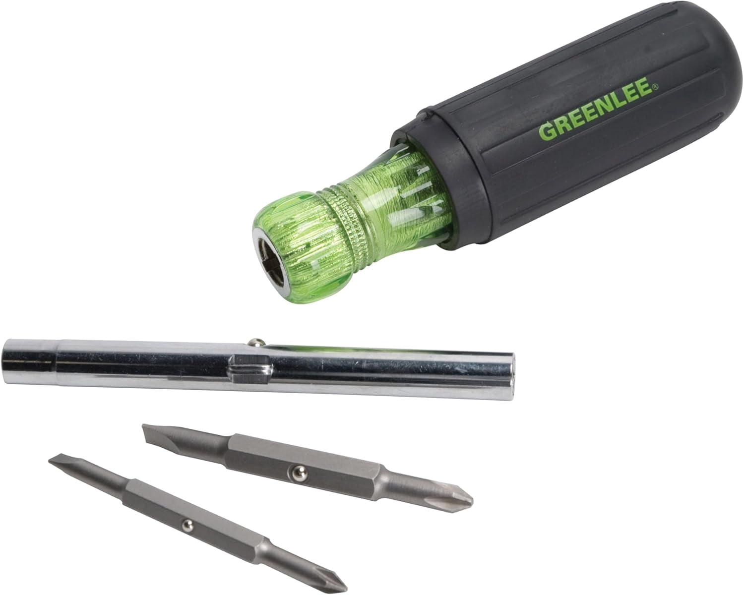 RGHJAR-0153-42C 6-in-1 Multi-Tool Screwdriver with Flat-Tip, Phillips, and Hex Bits