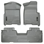 Husky Liners Front & 2nd Seat Floor Liners Compatible with 2009-2014 F150 SuperCab