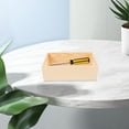 thumbnail image 4 of WRITWAA 1Pack Wood Storage Box with Handles for Home Decor Khaki Rectangular 25.00X15.00X7.80Cm, 4 of 6