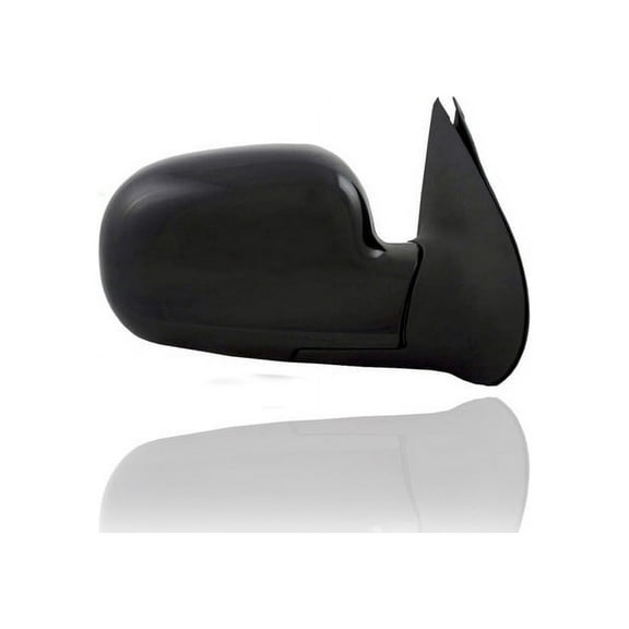 Door Mirror - Compatible/Replacement for '03-04 Hyundai Santa Fe Base - Powered, Non-Heated, Black - Right Hand - Passenger - 8762026601CA