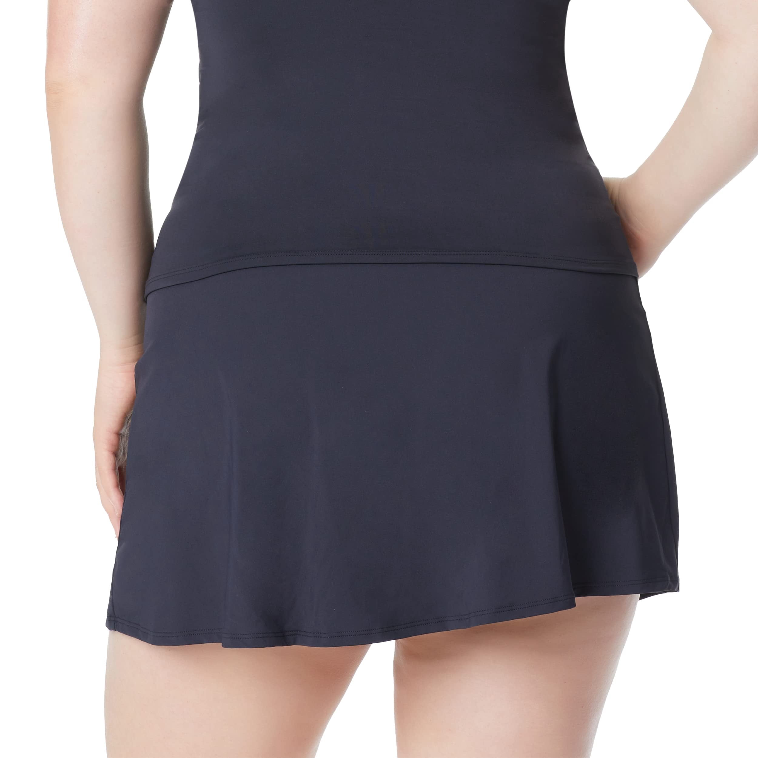Kore High Waist Skirted Bottom Plus 22W / Black
