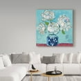 thumbnail image 3 of Trademark Fine Art 'Vase of Peonies Aqua' Canvas Art by Kellie Day, 3 of 3