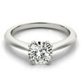 thumbnail image 2 of 14k Gold Double Prong Set Solitaire Diamond Engmt Ring 1 cttw SZ 4, 2 of 2