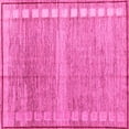 thumbnail image 1 of Ahgly Company Indoor Square Oriental Pink Modern Area Rugs, 4' Square, 1 of 4