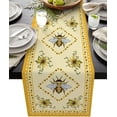 thumbnail image 2 of Lino abeja flor mantel comida hogar restaurante decoración mesa runner-33cm*183cm-04 Sincero Electrónica, 2 of 7