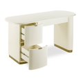 thumbnail image 6 of Francesca Cream 3-Drawer Desk, 6 of 9