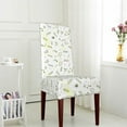 thumbnail image 4 of ZICANCN Cute Graffiti Chair Protectors Seat Covers , Dining Chair Slipcovers for Dining Room Hotel Kitchen Childish Fun, 4 of 8