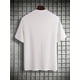 thumbnail image 3 of Classic Crew Neck Cotton T-Shirt - Soft Non-Stretch Fabric, Alphabets Pattern, Casual Versatile Top for Men and Youth - Perfect for Summer and Spring, 3 of 8