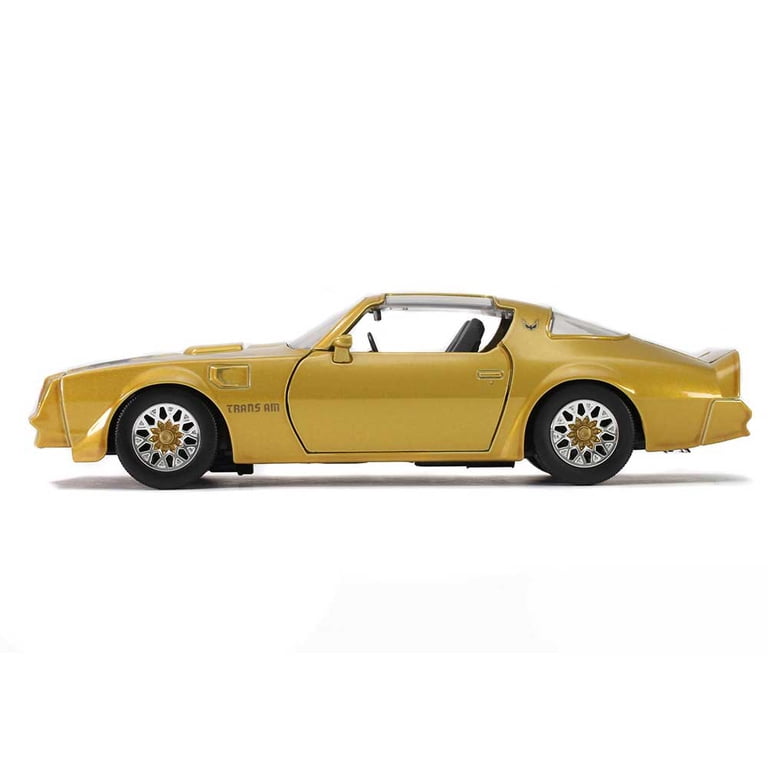 Jada 32302 1977 Pontiac Firebird Trans AM T & A Gold with Hood
