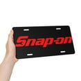 thumbnail image 2 of Snap-On Logo License Plate 6x12 Inch Thickening Aluminum Metal Decorative License Plates, Universal Fit For Trucks, Suvs, Vehicles, 2 of 7