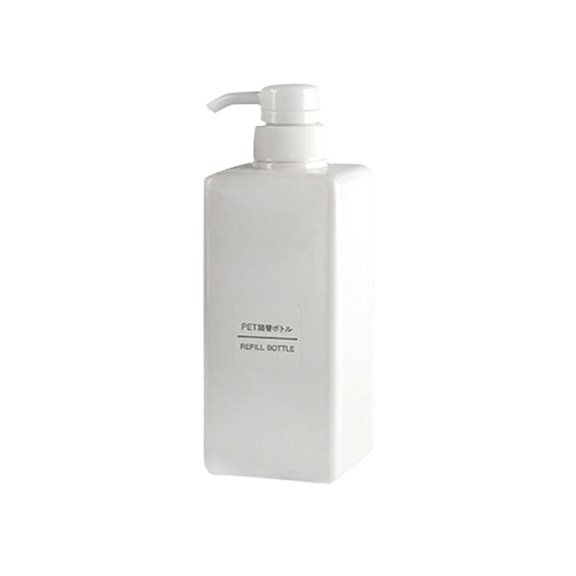 Forzero Rectangular Refillable Bottle Press Type For Cosmetic Shampoo Shower Gel 250/450/650ML