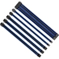 thumbnail image 2 of Extensión de cable para fuente de alimentación con peines, 24 pines, 8 pines, 6 pines, 4 + 4 pines con peines, cable de extensión de transferencia tejido de malla de algodón, 2 of 8
