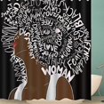 thumbnail image 1 of Serie de patrones creativos Nueva cortina de ducha Colorida Poliéster ecológico de alta calidad Lavable Decoración de baño Cortina de ducha 1pcs G 150 * 180cm Kuyhfg Bienvenido a Kuyhfg, 1 of 5