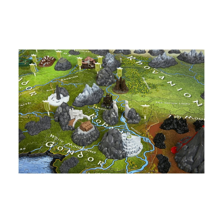 4D Cityscape The Lord of the Rings - Middle-earth 4D Puzzle: 2100+