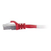 C2G Cat5e Molded Shielded (STP) Network Patch Cable - patch cable - 10 ft - red