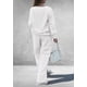 thumbnail image 2 of Conjunto Deportivo para Mujer PRETTYGARDEN Sudadera Cuello en V Pantalones Anchos S, 2 of 6