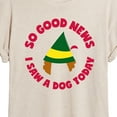 thumbnail image 3 of ELF - Family Set Saw A Dog - Juniors Ideal Flowy Muscle T-Shirt, 3 of 5