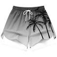 thumbnail image 6 of VBVC Women's Drawstring 2-in-1 Athletic Shorts , High Waisted Running Shorts For Women,Ladies' Double Layer Active Shorts with Pockets,Black,S-2XL, 6 of 7