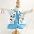 thumbnail image 3 of Pet Dog Cat Halloween Costume Doctor Costume Dog Jeans Clothes Cat Funny Apperal Outfit Uniform - M, 3 of 7