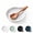 Ivory White, variant on Vesteel Ceramic Spoon Rest, 5.1 inch Kitchen Teardrop Spoon Holder for Countertop, Utensil Rest for Spatula Ladle Tongs, Stove Top Spoon Tray, Heat-Resistant & Dishwasher Safe, Ocean Blue