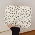 thumbnail image 5 of Yucurem Puffy Quilted Floral Laptop Case, Maple Leaf Padded Laptop Sleeve, Coquette Aesthetic Shockproof Cover for iPad, Computer, Tablet, Notebook, 11.42" x 0.98" x 8.46" (Black), 5 of 8